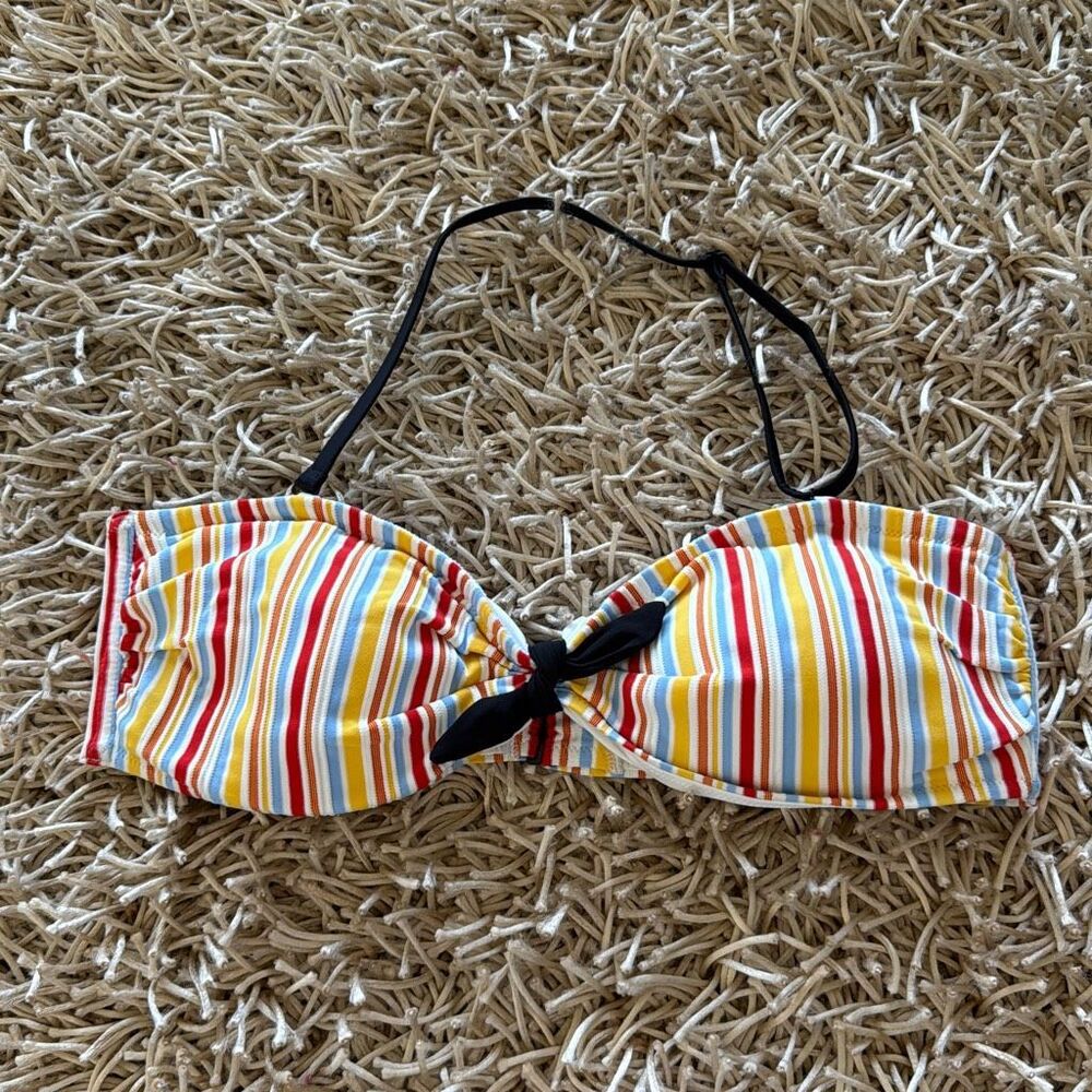 Lemlem NWOT Mokati Bandeau Bikini Top in Multi Size XL